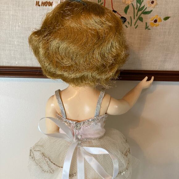 Vintage 50s Valentine Doll Co. 18" Aida Ballerina *STICKY FACE* - Picture 7 of 9